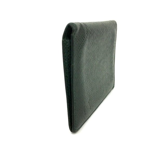 377068E V Louis Vuitton Wallet Taiga Porte Cartes Vertical Leather Pass Card Cas - Picture 3 of 9